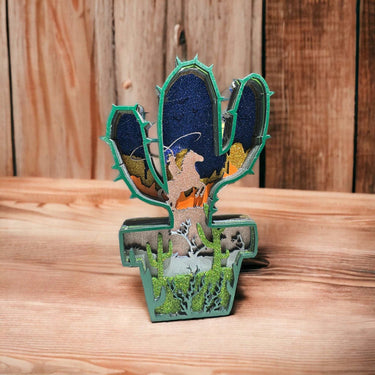 3D Layered Wall Art - Cactus - Unicorn Fart Productions